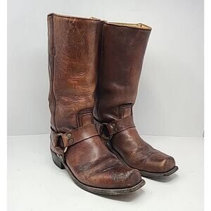 Frye | Shoes | 6s 70s Vtg Frye Black Label Brown Harness  display picture 2